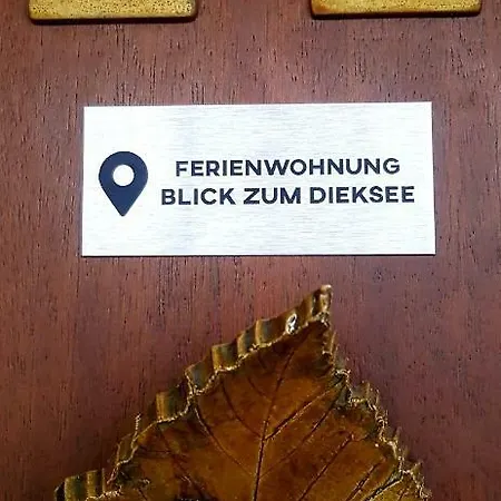 Ferienwohnung Blick Zum Dieksee Apartment *